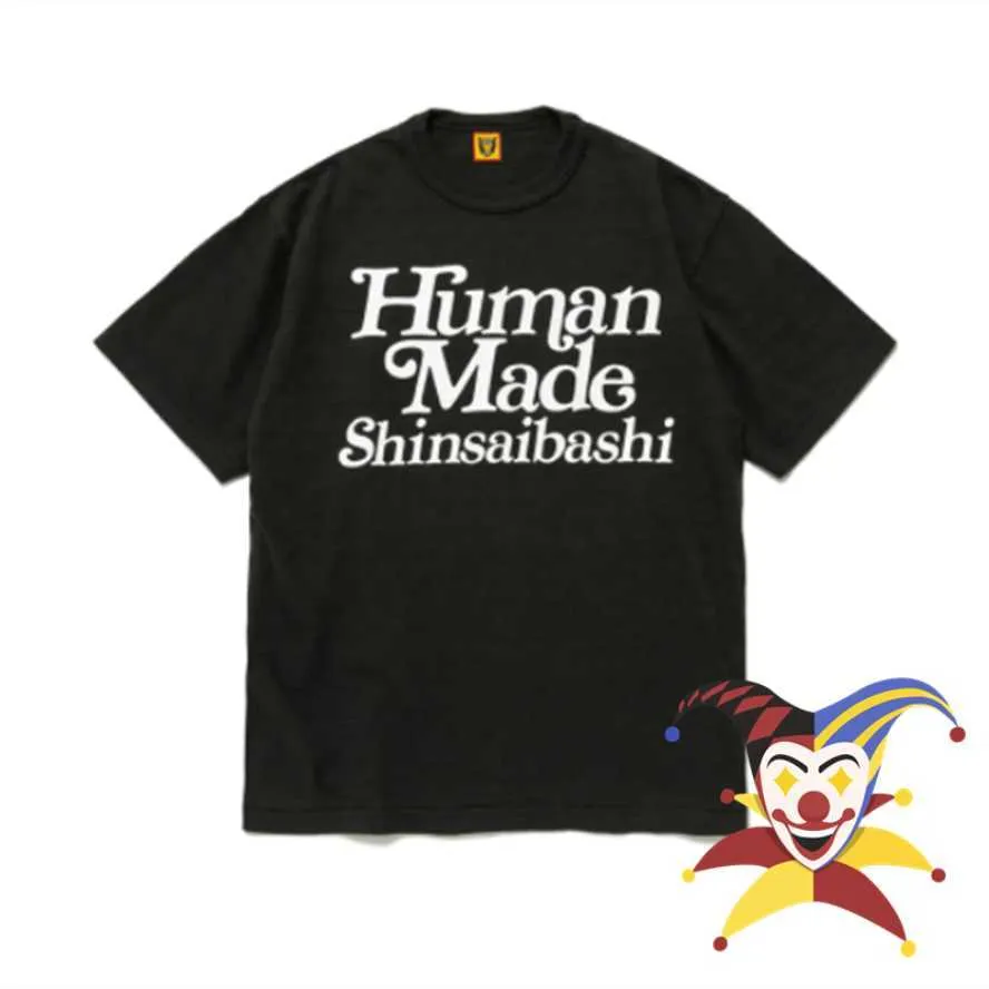 Men's T-Shirts Human Made T-shirt Men Women High Quality T Shirt Letter Print Human Made Top Tees G230301