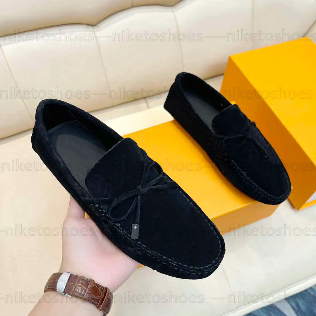 Driver Moccasins Designer shoes sneakers Men Women Loafers Casual Shoes Printed Brown black blue Classic Shoes Bow Tie Fashion ShoesComfort Flats