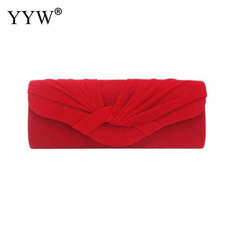 Bags Lady Envelope Bag Style Soft Surface Chain Clutch Tote Red Blue Beige Evening Party Handbag 2019 FashionL230302