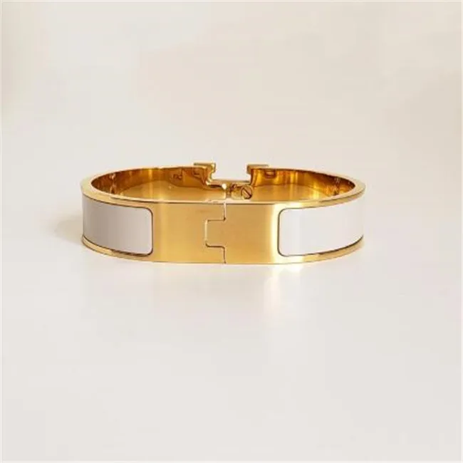 High quality designer design Bangle stainless steel gold buckle bracelet fashion luxury jewelry men and women bracelets