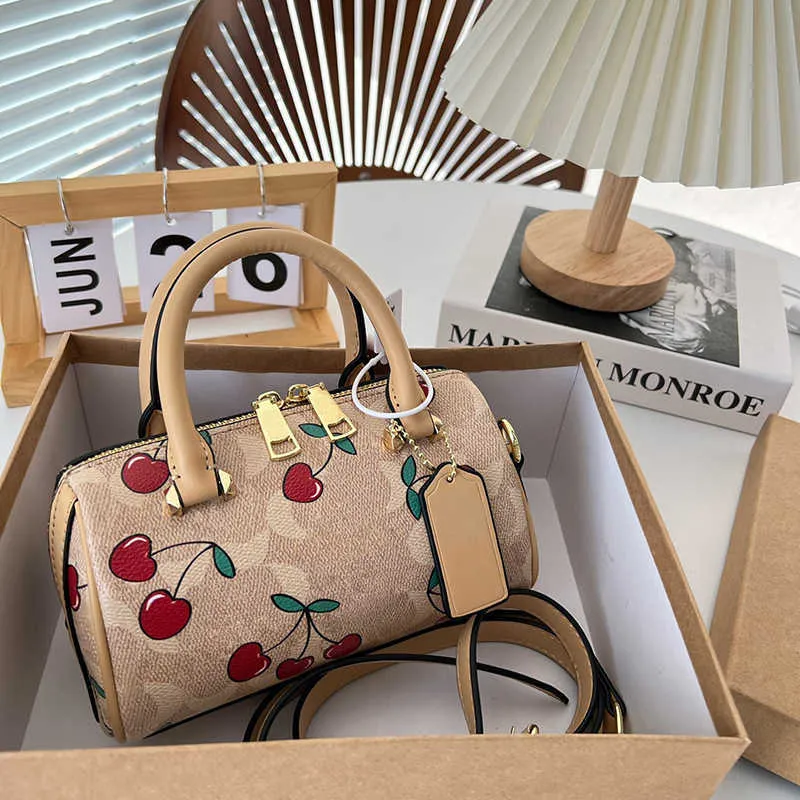 coabag ciliegia borsa di lusso borse firmate a tracolla borsa a tracolla di alta qualità Fashion Print borse per lo shopping borse da viaggio borse a tracolla per le donne 230302