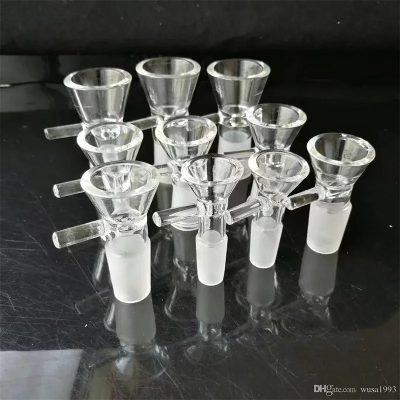 Rökningstillbehör transparent trattadapter, grossistglasbongtillbehör, glas