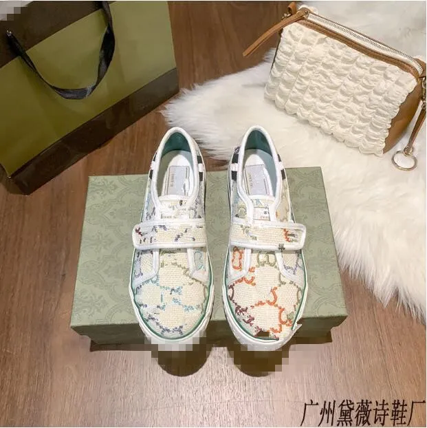 we 2023 classics Designer Canvas Shoes Tennis Hombres Mujeres High Low Top Classic Recomendado Washed Make Old Casual Shoe Bordado Vintage Jacquard 35-40