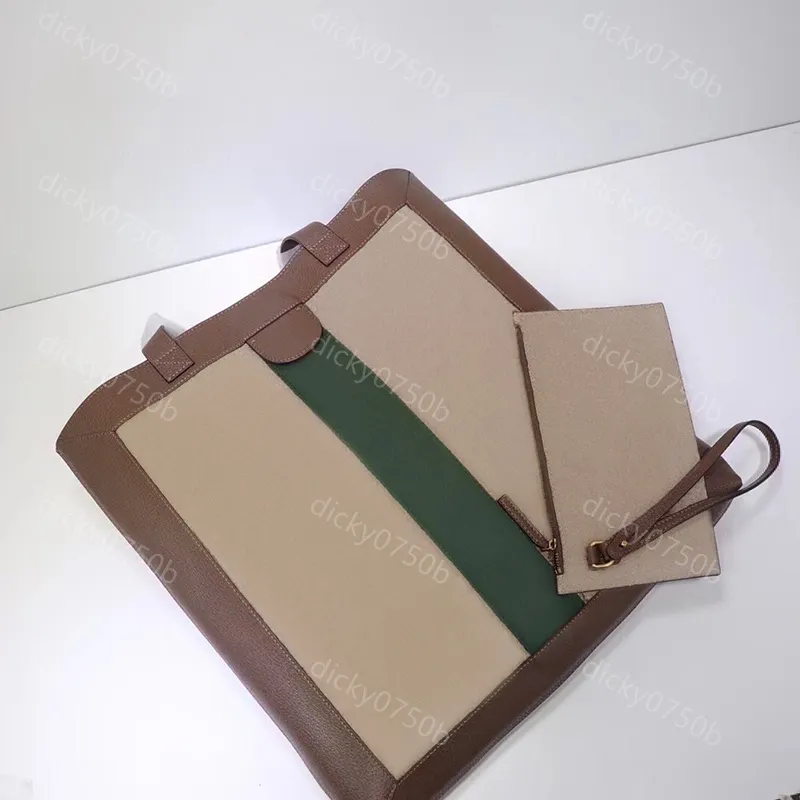 Designer Sacs à main Fourre-tout Sac à bandoulière de luxe pour femme Sacs à main Passepoil en cuir marron Portez-le avec une pochette zippée amovible en cuir corssbody sacs de week-end