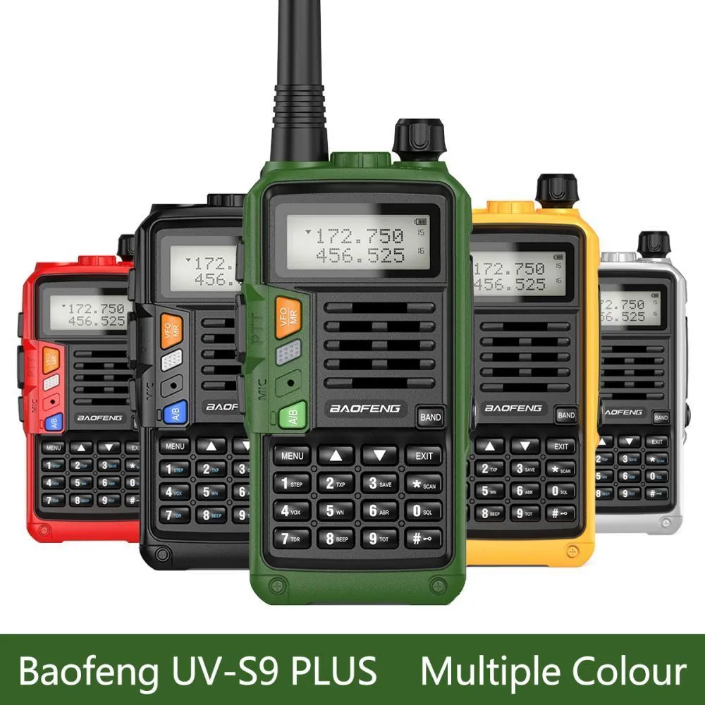 Walkie Talkie Baofeng S9 Plus High Power El Construction Site Outdoor Camping Hunting Security ثنائية الاتجاه راديو 230301