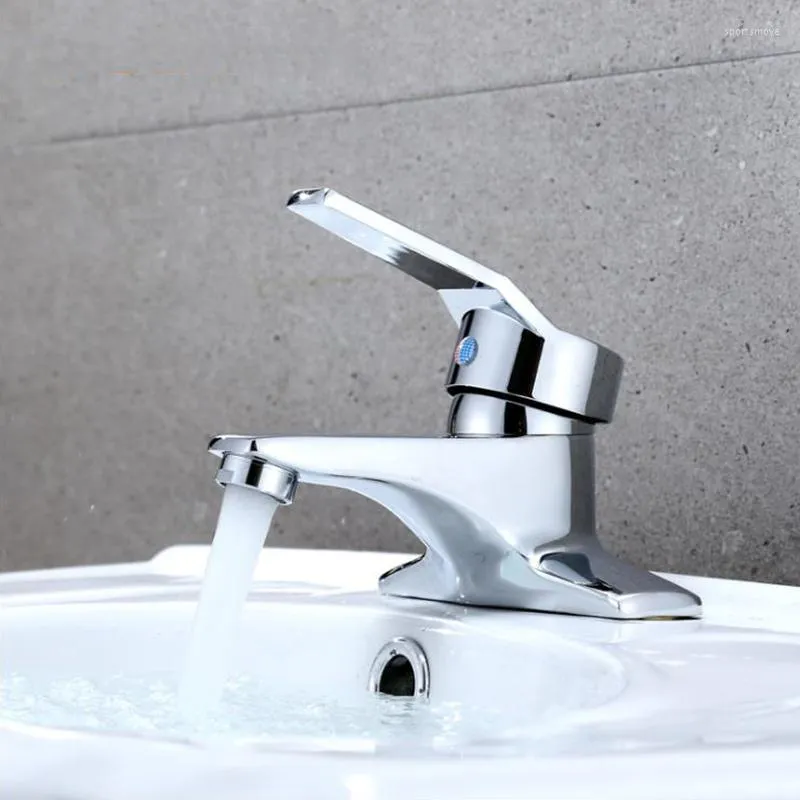 Bathroom Sink Faucets Classic Style Basin Faucet Deck Mounted Cold And Water Mixer Single Handle Torneira