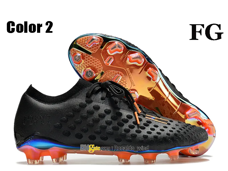 هدية حقيبة رجال أعلى قمم كرة القدم أحذية كرة القدم فانتوم فانتا نخبة FG Firm Ground Cleats Neymar ACH Hypervenom Soccer Shoes Trainers Botas de Futbol