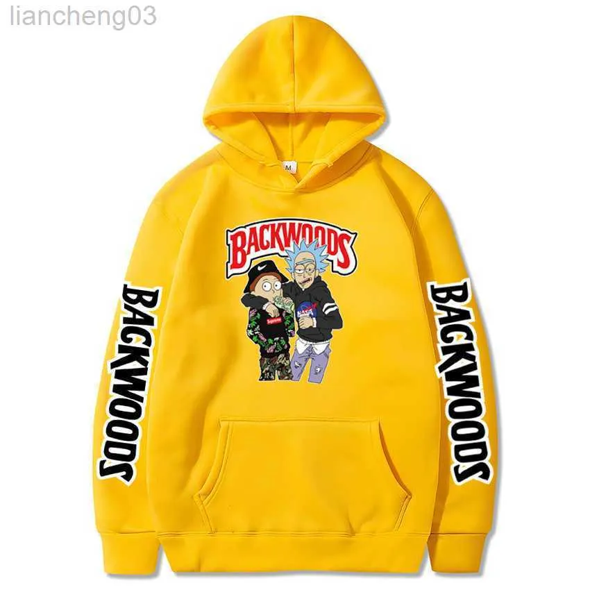 Erkek Hoodies Sweatshirtler Yeni Backwoods Erkek Kadın Baskılı Külot Hoodie Spor Giyim Kore tarzı Giyim Erkek ve Kızlar İçin Günlük Eğlence Üstleri H0831 W0302