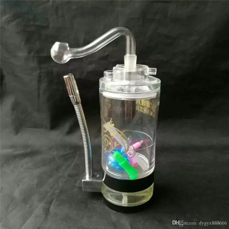 2023 Acryl waterfles Groothandel Glass Bongs Olie Burner Glaspijpen Waterpijpen Olieopligingen Roken