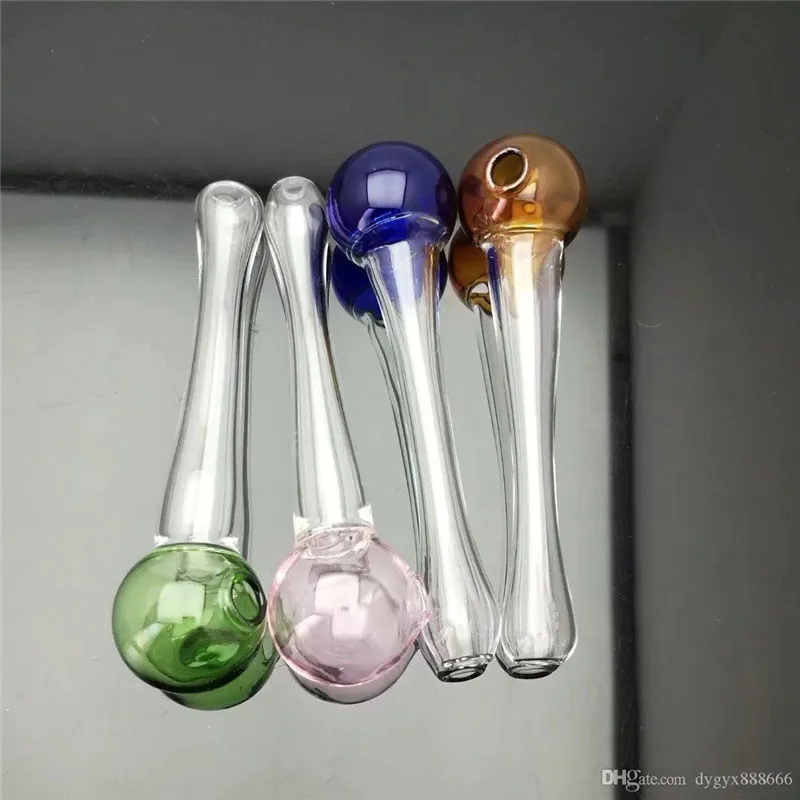 Tubo di vetro a sfera colorata Bong all'ingrosso Tubi per bruciatori a nafta Tubi per l'acqua Tubi per l'acqua Tubi per l'olio Fumatori