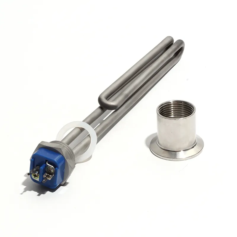 304 Stainless Steel Tubular Flange Foldback Water Heater Watt Element