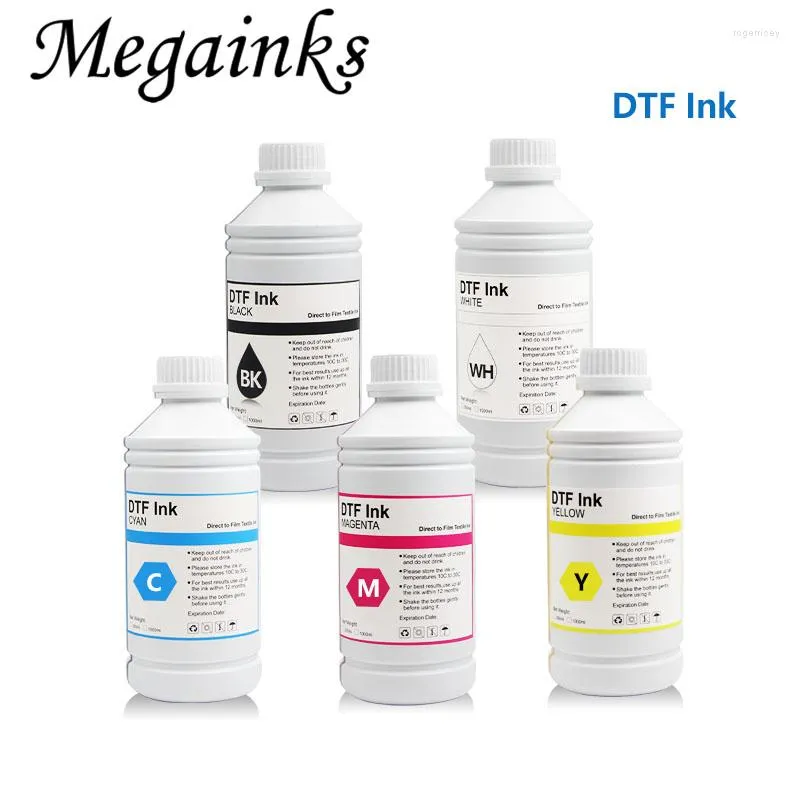 Kits de recarga de tinta 250ML 5PCS DTF Agregar película de PET A3 para transferencia de impresora Dirent Melt Powder Textile