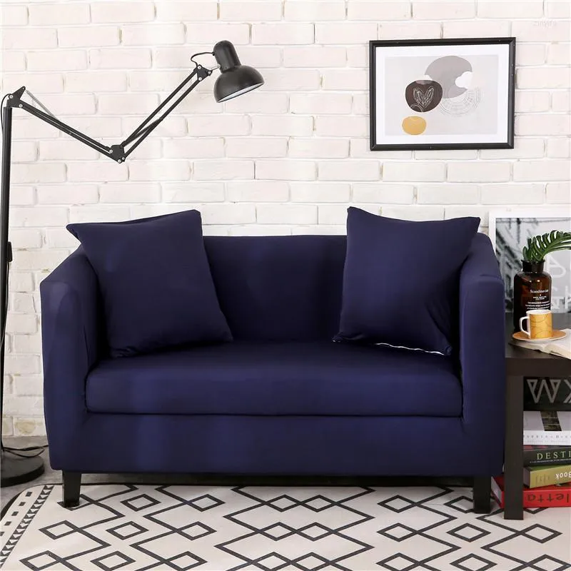 Stol täcker fyra säsonger Elastic Tight Package All-Inclusive Full-Cover Fabric Solid Color SOFA Cover Cushion