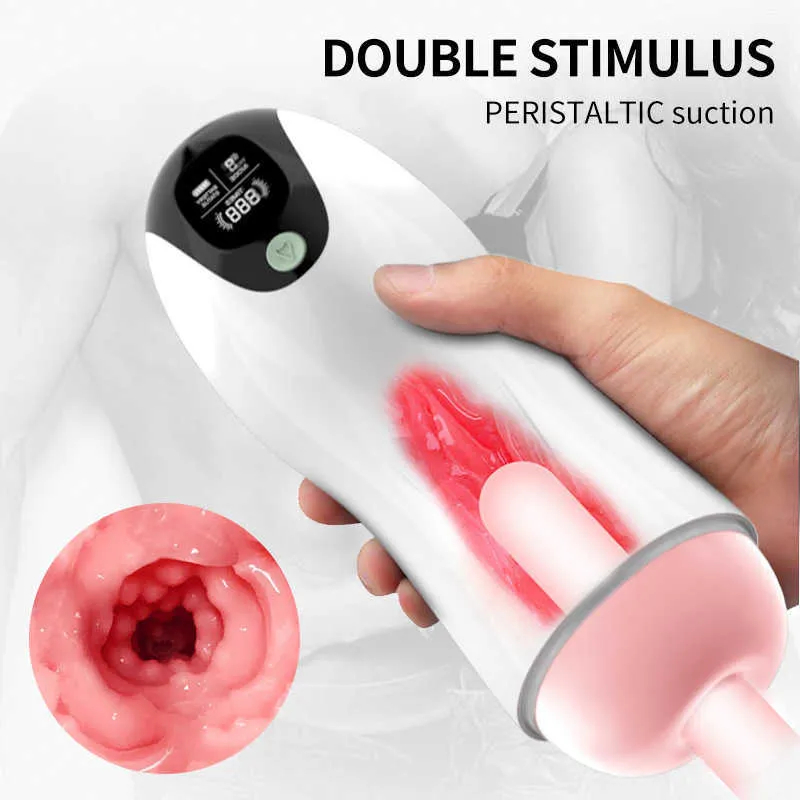 Masturbadores masturbadores masculinos para homens Vagina Exercício de resistência Masturbação Vacuum Pocket Pussy suck masturbr brinquedos de sexo vagina brinquedo para homens l230228