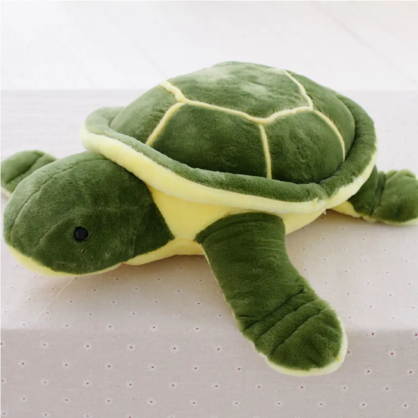 Plush Dolls 1pc Kawaii Huge Size Plush Tortoise Toy Cute Turtle Creative Pillow Staffed Cushion Home Decorate for Girl Vanlentines Day Gift 230303