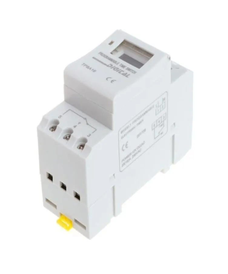 Timers 12V 16A Digital LCD 7Day Programmable Timer Time Relay Switch
