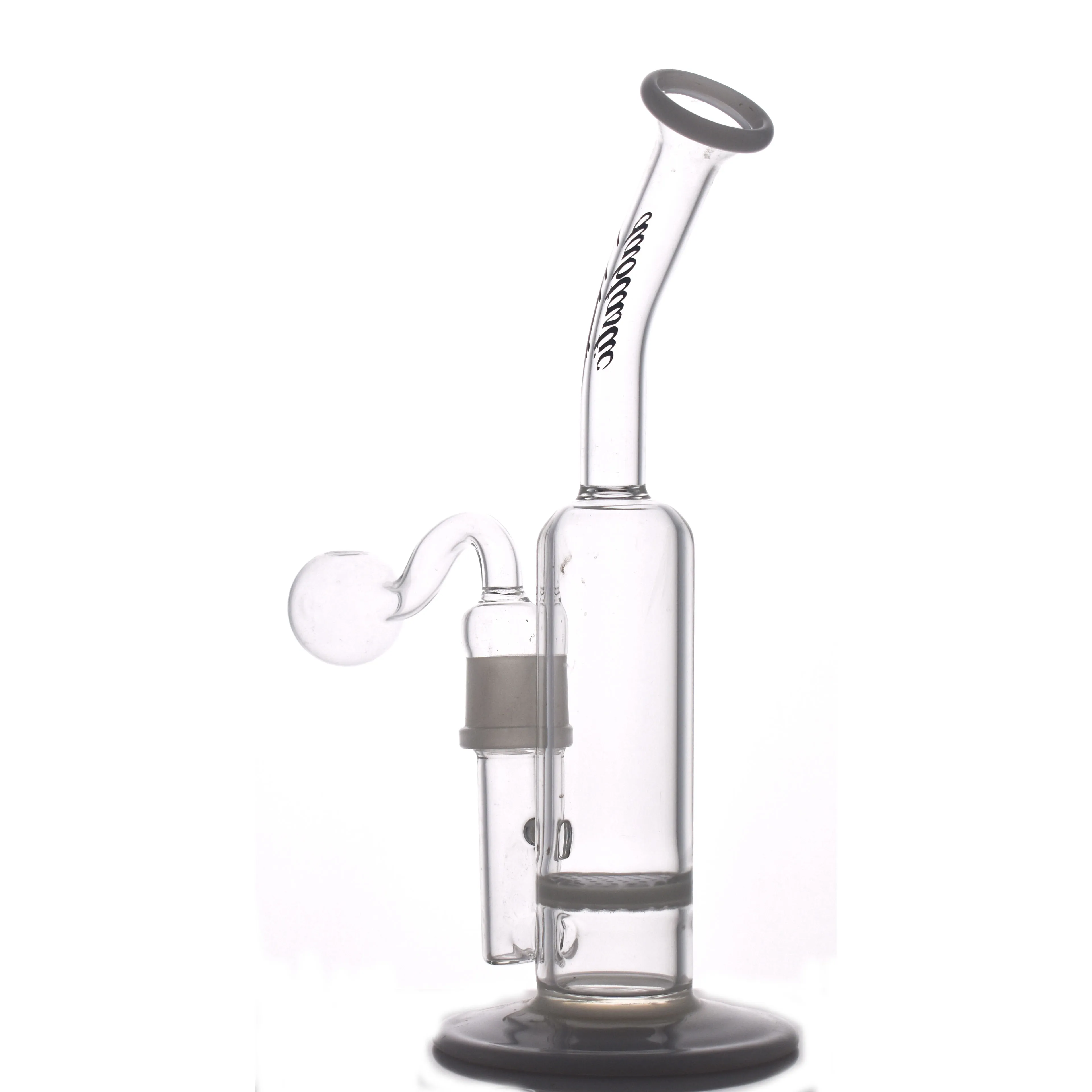 Verre Bong Pipe À Eau Narguilé Nid D'abeille Perc Recycleur Heady Dab Oil Rigs Wax Ash Catcher Narguilé avec des tuyaux de brûleur à mazout en verre femelle