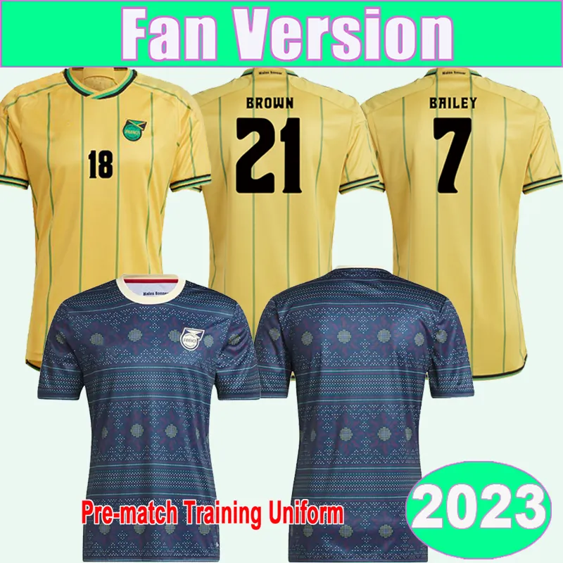 2023 Jamaica Mens ANTONIO NICHOLSON Soccer Jerseys MORRISON BAILEY LOWE