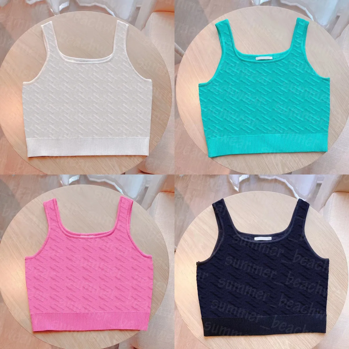 Lettre jacquard tricots gilet femmes sport top crop top gym fitness tabargers tricot respirant