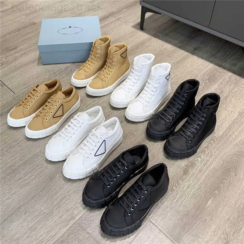 Skor designer hjul kvinnor herr casual skor duk sneakers tyg löpare tränare sömmar lerren snäcke kassetta låg hög topp sneaker