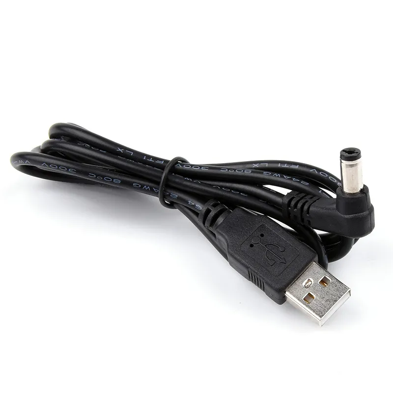 1M 2A USB A maschio a DC 5.5 * 2.1mm Spina di alimentazione Jack Prolunga Cavo connettore