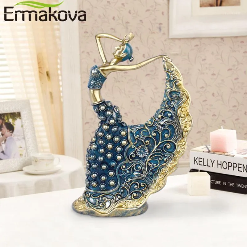 Decoratieve beeldjes Objecten Ermakova Beauty Dancer Statue Resin Crafts Desk Model Home Decoration Gift1