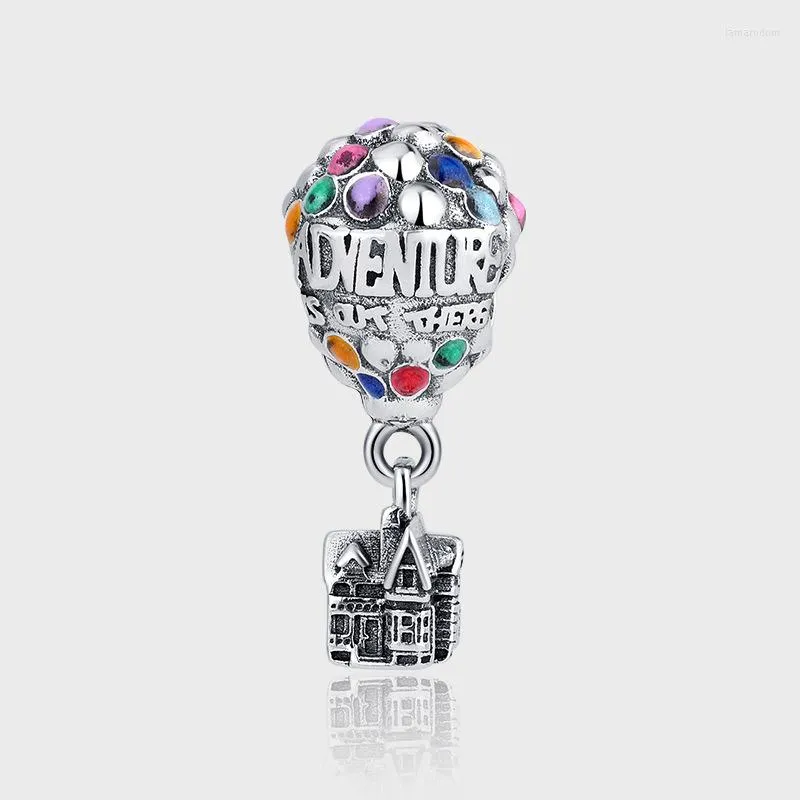 Pendant Necklaces Vintage Unisex Air Balloon Necklace Simple Long Sweater Chain Silver Color Jewelry Accessories
