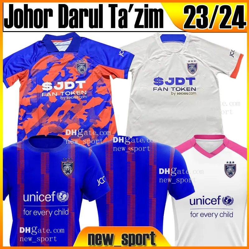 23 24 Johor Darul Ta'zim Fotbollströjor Arif Aiman Bergson Juan Muniz 2023 2024 Hemma Borta Nazmi Faiz Natxo Insa ny sport Jordi Amat Shane N Herr Storlek S-XXL fotbollströja