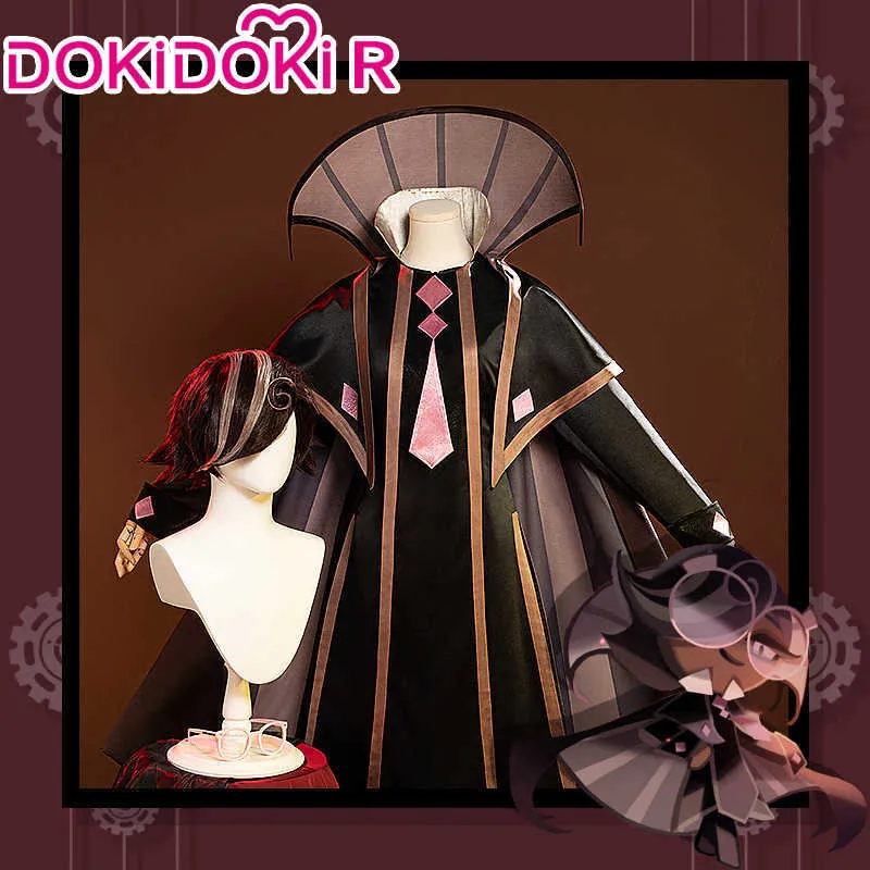 Anime Costumes Espresso Cookie Cosplay Game Cookie Run Kingdom Cosplay DokiDokiR Espresso Cookie Cosplay Come Plus Size Z0301