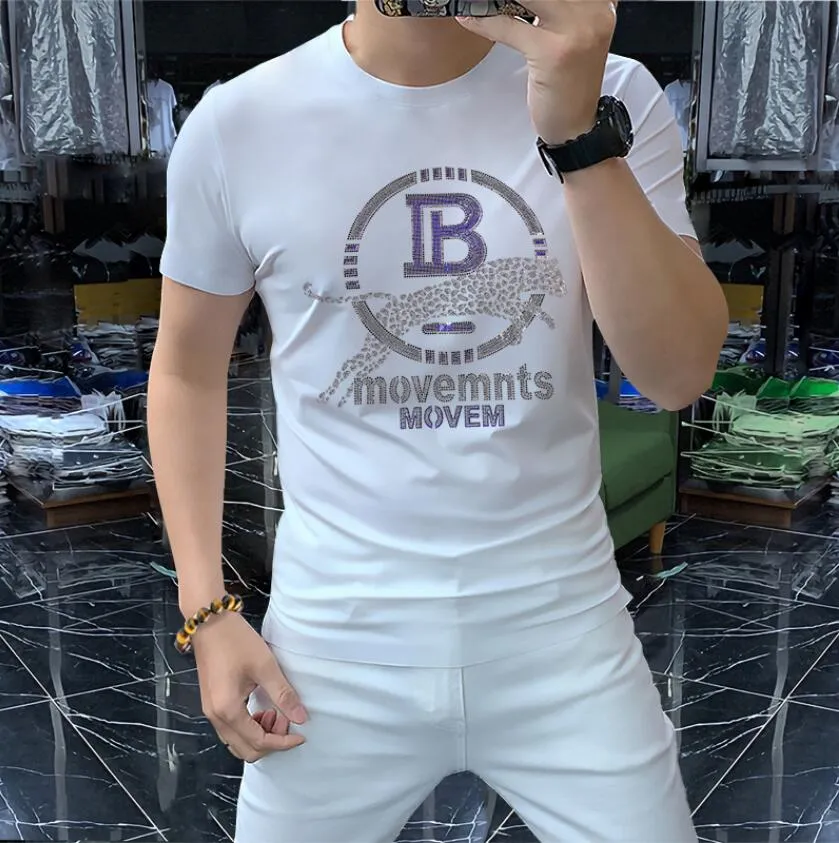 Heren T Shirts 2023 Zomer Nieuw Heren T Shirt Met Korte Mouwen En Ronde Hals Bedrukt Herentop T Shirt Dun En Onmiddellijke Levering Van 22 92 DHgate