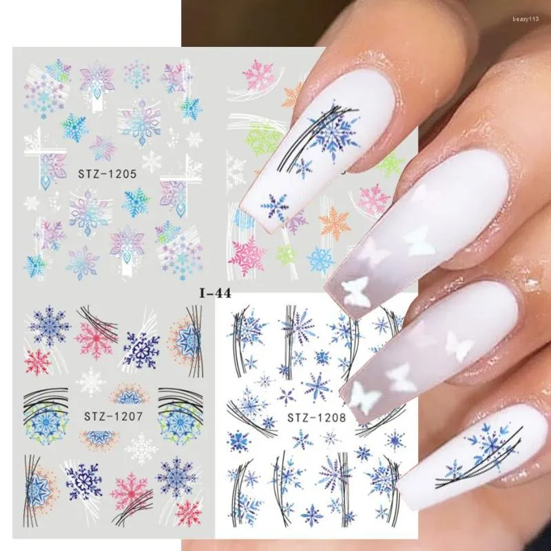 Forget-Me-Nots Semi Cured Gel Nail Sticker Kit | Sunday Nails AU
