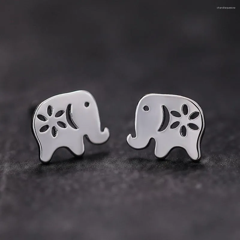 Stud -oorbellen Mooie dier voor vrouwen schattige olifant piercing 2023 trendy meisjes sieraden fancy cadeau drop