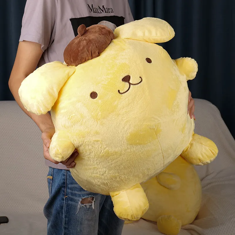 ピンクのぬいぐるみ: ぽっちゃりポムポムプリンぬいぐるみ 50cmを
