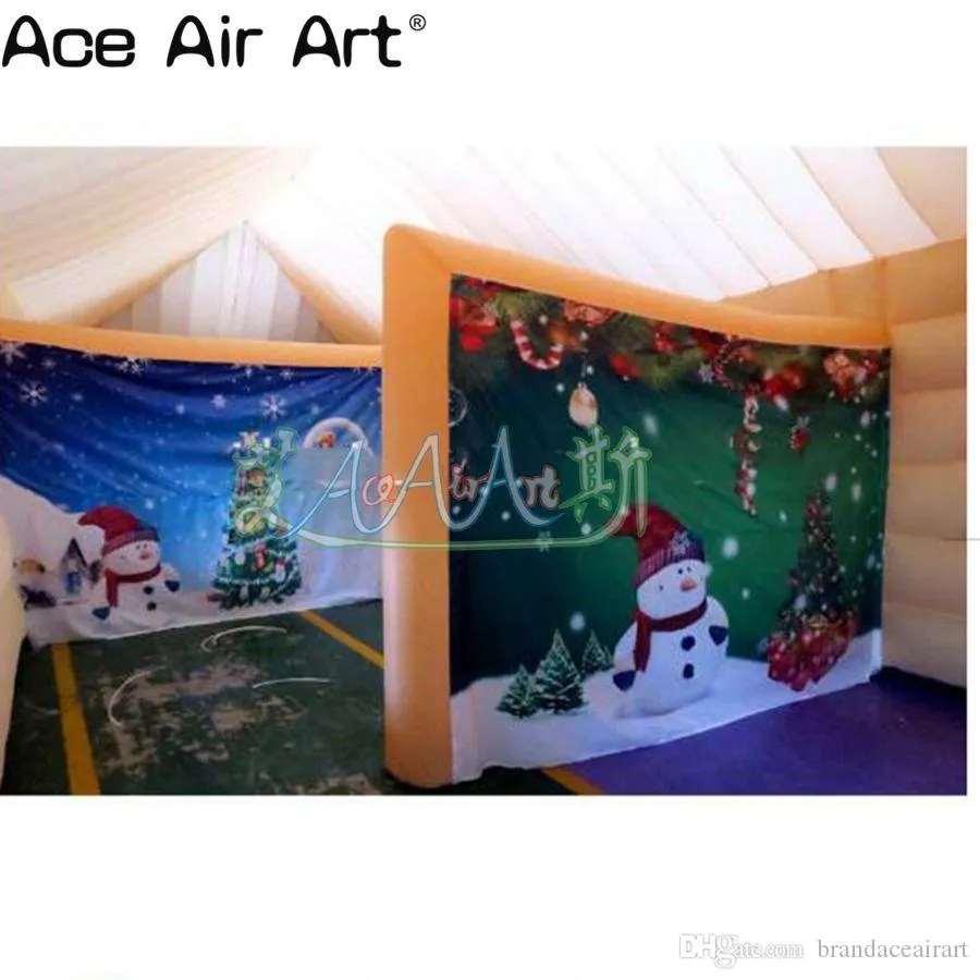 10m L X 5m W Beautiful Inflatable Santa Cottage Tent House Giant Christmas  Theme Decoration Santas Grotto For Event From Titi_wholesale, $2,405.92