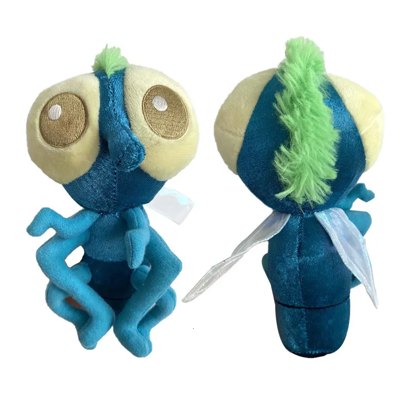 Плюшевые куклы 18 см. Маленький друг -паук, насекомого, мух, плюшевая кукла, плюшевая плюшевая игрушка, подарка на день рождения для детей 230303