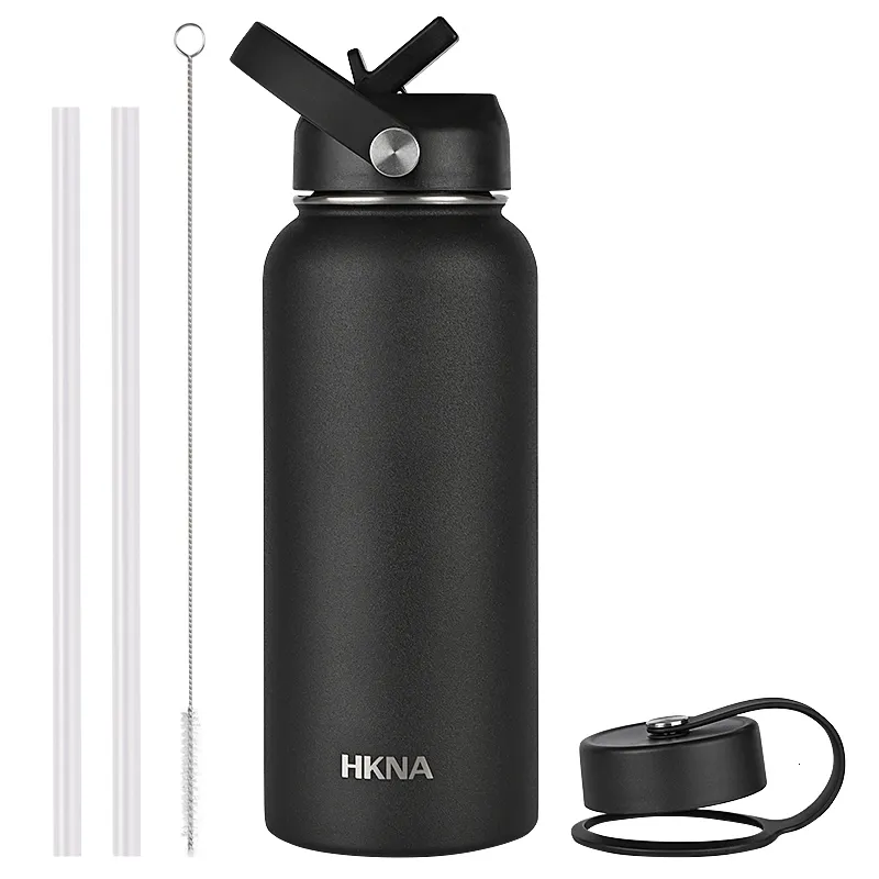 1pc Stainless Steel Insulated Water Bottle With Handle, Outdoor Sports  Bottle For Cold & Hot Beverages, Large Capacity, Fashionable, Portable For