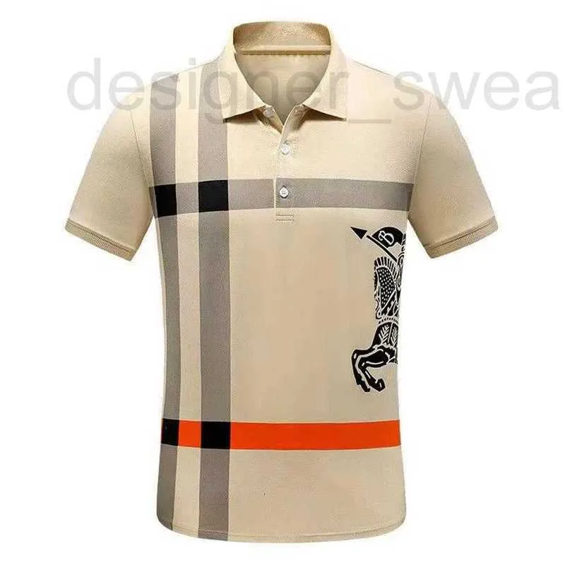 Men's Polos Designer 2023Mens Polo Shirt Man Fashion Horse T s Casual Men Golf Summer Embroidery High Street Trend Top Tee Asian size O88S