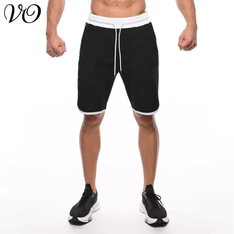 Mäns shorts sommar br4eches bomull casual Bermudas svarta män boardshorts homme klassisk varumärke klädstrand man