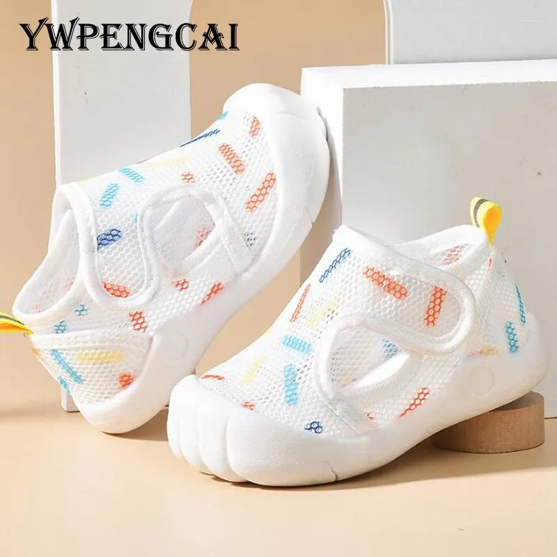 Erste Wanderer Hohe Qualität Baby Mädchen Schuhe Kleinkind Sommer Geboren Säugling Turnschuhe Atmungsaktive Löcher Sandalen Für Jungen