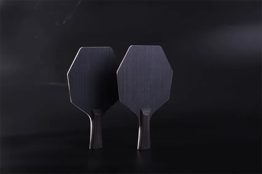 Cybershape Hexagon Pure Wood Table Tennis Blade: 5 Layer Popla Racket ...
