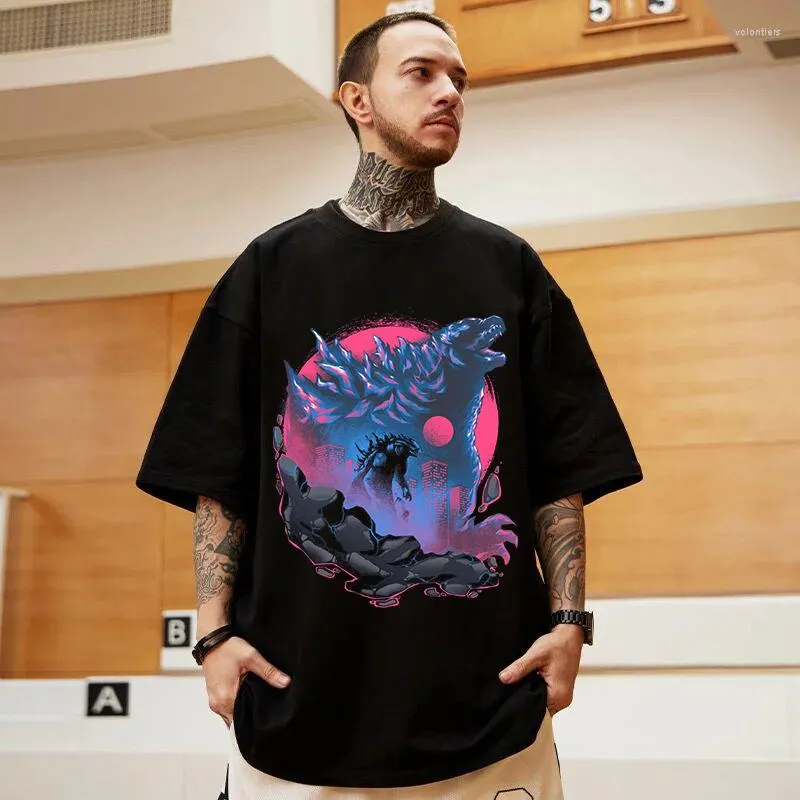 Kvinnors skjortor God Cotton T-shirt anime grafiska kläder unisex tshirt hop streetwear hög kvalitet skjorta