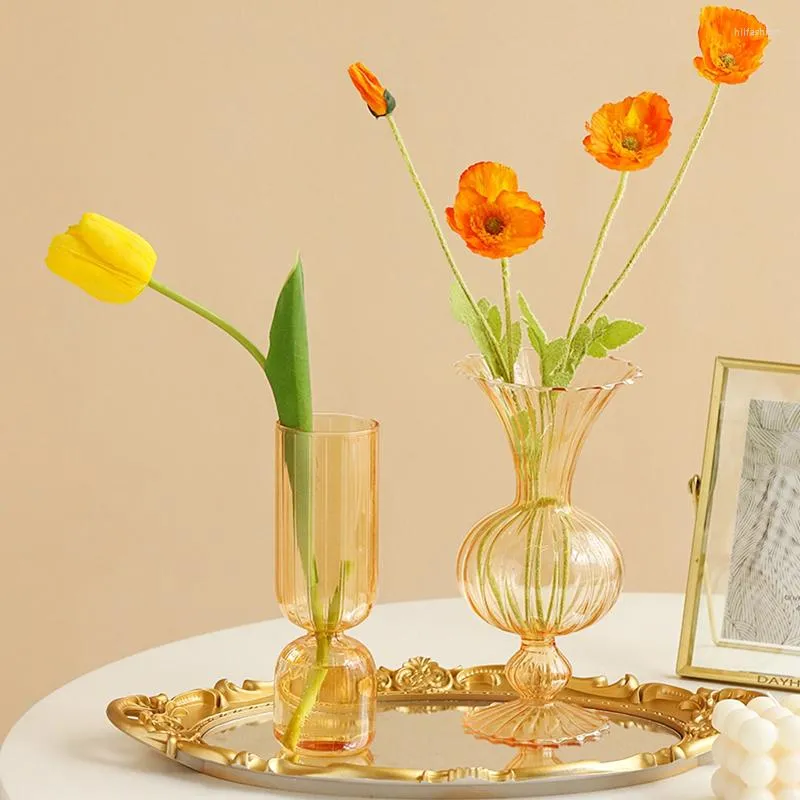 Вазы Цветочная ваза для украшения стола Гостиная, декоративные современные столешницы, террариум стеклянные контейнеры, цветочные скандинавские