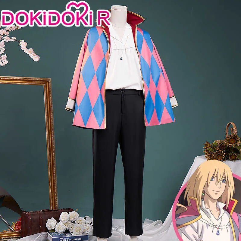 Anime Costumes Howl Cosplay Anime Moive Howl's Moving Castle Howl Cosplay Come Dokidokir Howl's Moving Castle Howl Cosplay Christmas Z0301