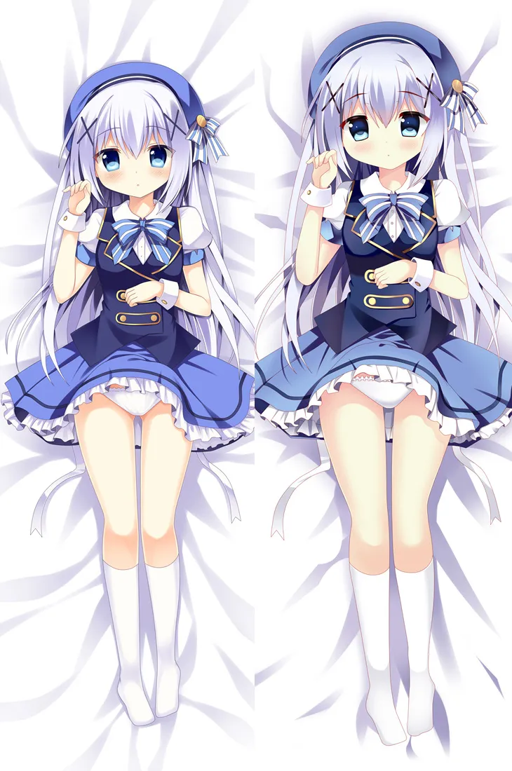 Dakimakura Anime Gochuumon Wa Usagi Desu Ka É O Ord Duplo-face De Impressão  De Tamanho De Vida Travesseiro De Corpo Dakimakura Capa Bonito Nu Um -  Fronhas - AliExpress