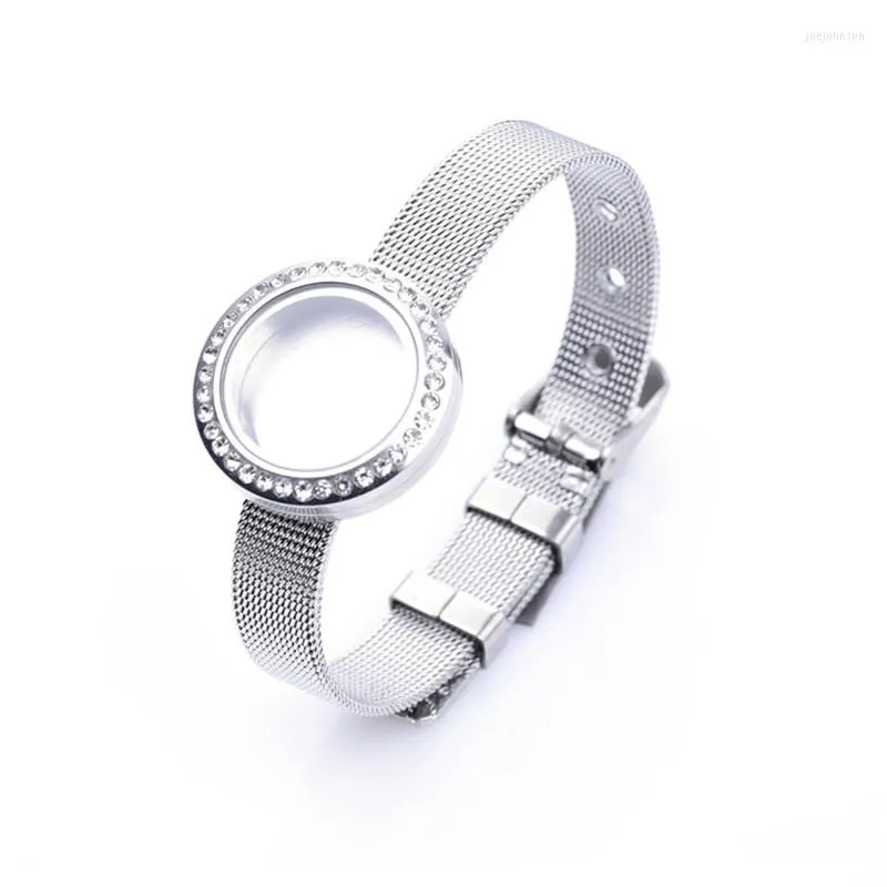 Charme Armbänder 1 stück 30mm Edelstahl Runde Glas Twist Relicario Anhänger Armband Für Lebende Schwimmende Medaillon Männer Pulsera schmuck