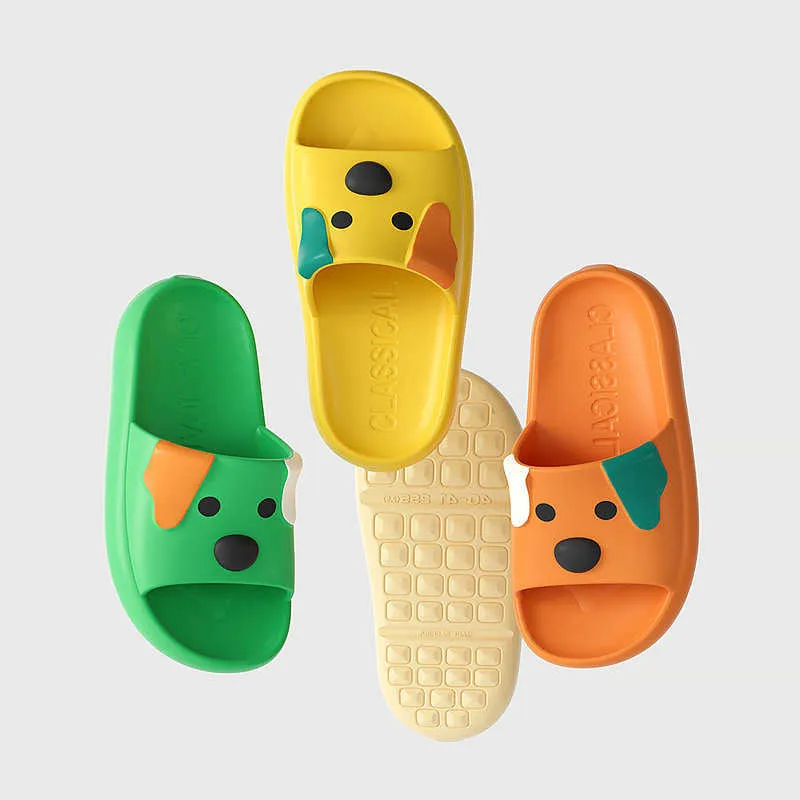 Sapla de verão Sapatos infantis slides internos cães de desenho animado Eva