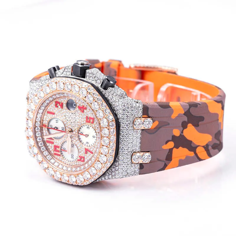 Top Brand Custom Dign Men Woman Luxury Hand Set Iced Out DX1YUYFF2