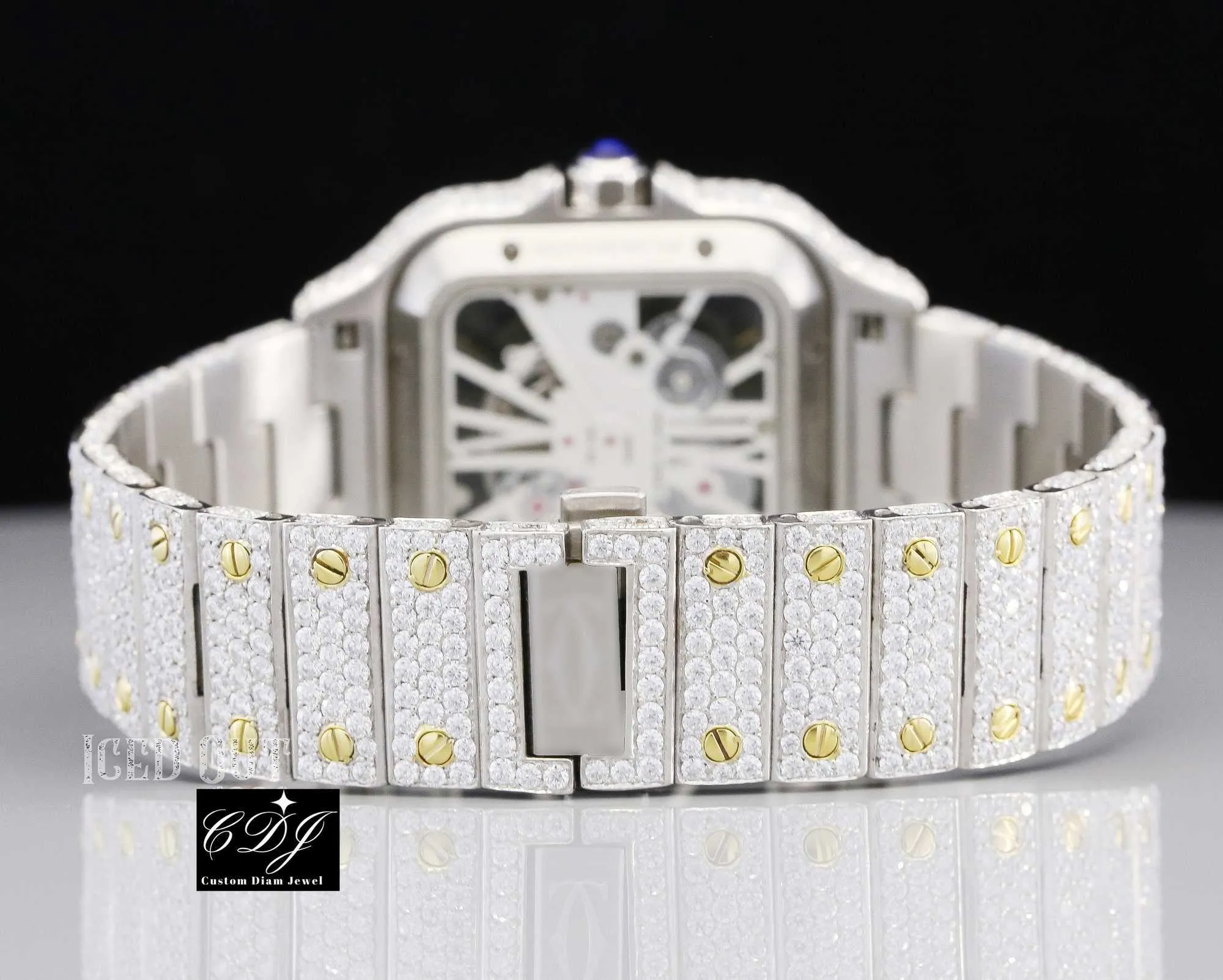 0W7M Mechanical High End Top Brand Custom Moissanite Watch luxury Original Hand Set Iced out diamond Hip Hop Bust DowVHNMQ0LFZ1YL
