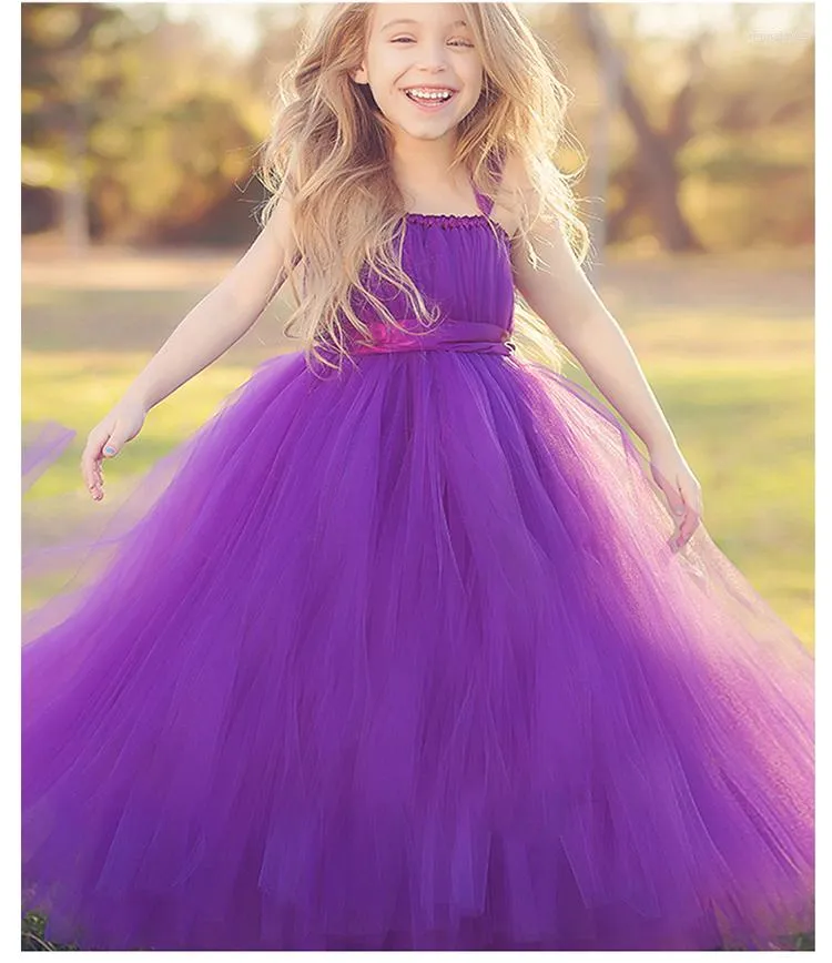 Elegant Voile Purple Maxi For Girls Perfect For Weddings, Parties,  Birthdays Available In Sizes 2 14 Years From Originality11, $46.91