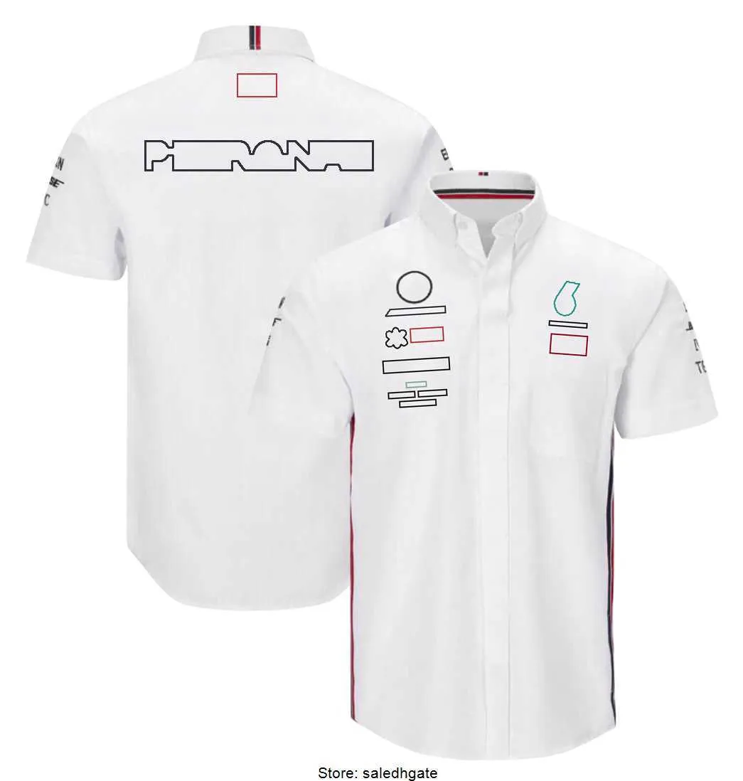 F1 T-shirts Team Formuła 1 Kierowcy kombinezonu Summer Nowi wyścigi fani wyścigów na świeżym powietrzu Polo Custom